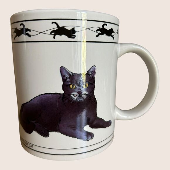 😻 VTG CAT LOVERS LIMITED HOUSTON HARVEST CHARTREUX & TURKISH VAN CATS 12 OZ - Picture 2 of 6